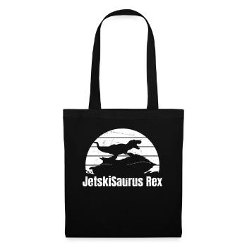 Jet Ski Saurus Rex Jet Ski Dinosaure Jet Ski Dino - Sac en tissu - noir - Devant