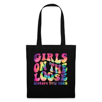 Girls On The Loose Sisters' Trip 2025 - Tote Bag - black - Front