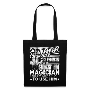 Magician Protected By Hot Magician - Tote Bag - black - Front