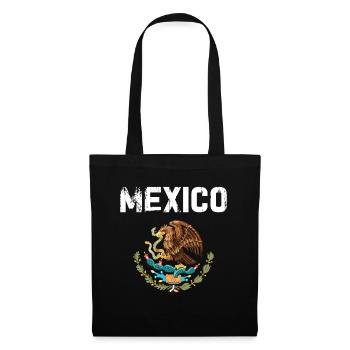 Mexico Mexico Mexican Gift Flag Football - Tote Bag - black - Front
