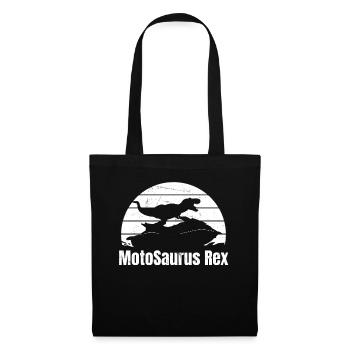 Jet Ski MotoSaurus Rex - Drôle de Jet Ski Dinosaure - Sac en tissu - noir - Devant