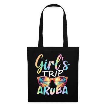 Voyage entre filles à Aruba - Sac en tissu - noir - Devant