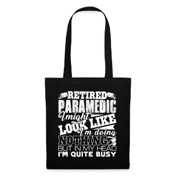 Paramedic Retired Paramedic - Tote Bag - black - Front