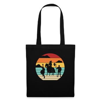 Retro LARPing Weapons Armor Character LARP - Tote Bag - black - Front