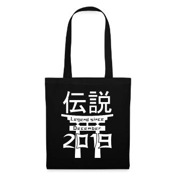 Legend since December 2019 Birthday Gift - Tote Bag - black - Front