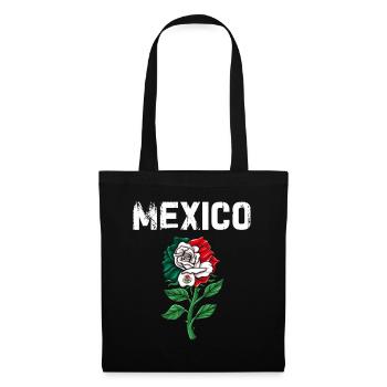 Mexico Mexico Mexican Gift Flag Football - Tote Bag - black - Front