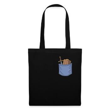 LARP Chest Pocket LARPing Weapons Armor Character - Tote Bag - black - Front
