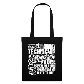 Pharmacy Technician Being A Pharmacy Technician - Tote Bag - black - Front