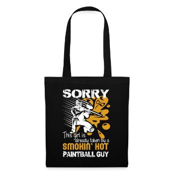 Paintball Taken By A Smokin Hot Paintball Guy - Tote Bag - black - Front