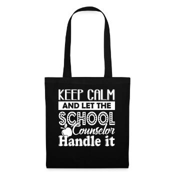 School Counselor Let School Counselor Handle It - Tote Bag - black - Front