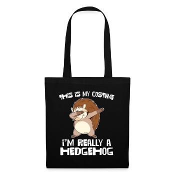 C’est mon costume, je suis vraiment un hérisson - Sac en tissu - noir - Devant