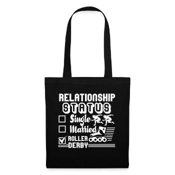 Roller Derby Relationship Status - Tote Bag - black - Front