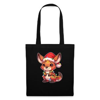 Chapeau de Noël Noël Fées Wallaby - Sac en tissu - noir - Devant