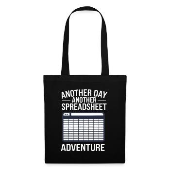 Office Humor Spreadsheet - Tote Bag - black - Front
