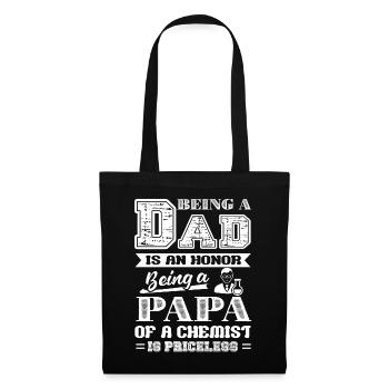 Being A Papa Of A Chemist Is Priceless - Tote Bag - black - Front