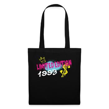 Limited Edition 1993 Geburtstag 1993 Geboren - Stoffbeutel - Schwarz - Vorne