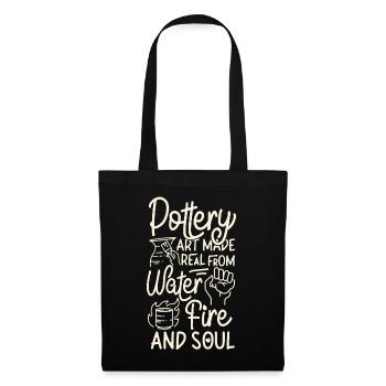 Pottery Ceramics Artist Pottery - Tote Bag - black - Front