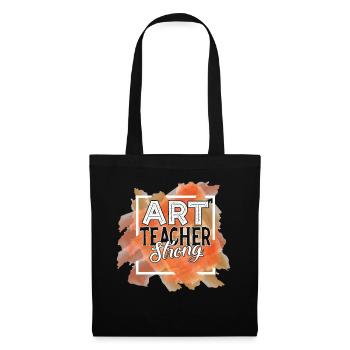Art Teacher Strong - Tote Bag - black - Front