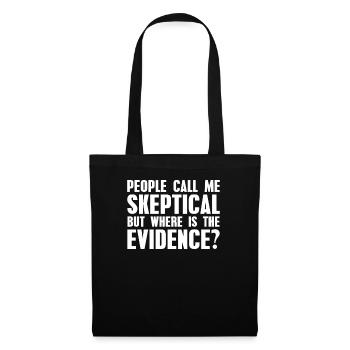 People skeptically call me humor science - Tote Bag - black - Front