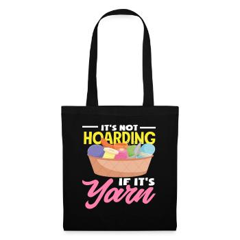 Knitting No Collecting, Just Yarn Love Fern Wool - Tote Bag - black - Front