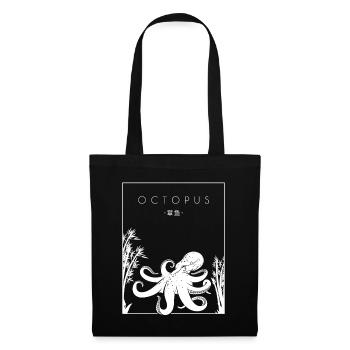 Octopus Chinese Hanzi Cephalopoda Octopodes - Tote Bag - black - Front