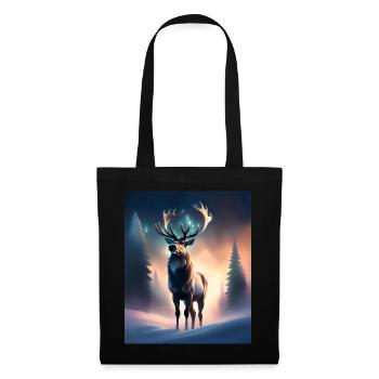 Majestic reindeer - Tote Bag - black - Front