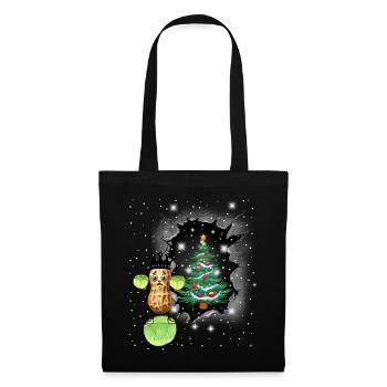 Winter Peanut Cabbage King Vegetable Xmas Vegetarian - Tote Bag - black - Front
