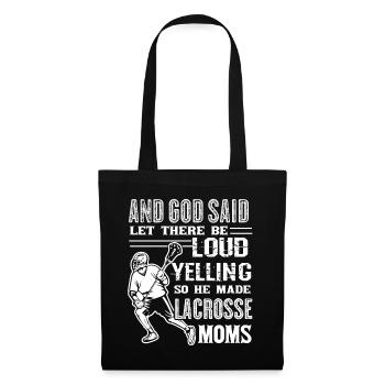 Lacrosse God Made Lacrosse Moms - Tote Bag - black - Front