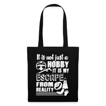 Spearfishing Is My Escape From Reality - Tote Bag - black - Front