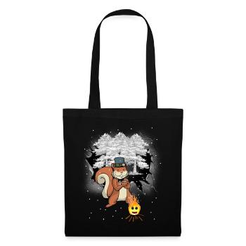 Winter Forest Squirrel Kids - Tote Bag - black - Front