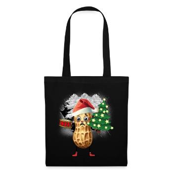 Santa Claus Peanut Santa Christmas - Tote Bag - black - Front
