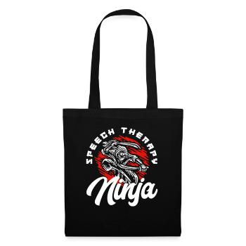 Speech Therapy Ninja for Speech Therapists - Tote Bag - black - Front
