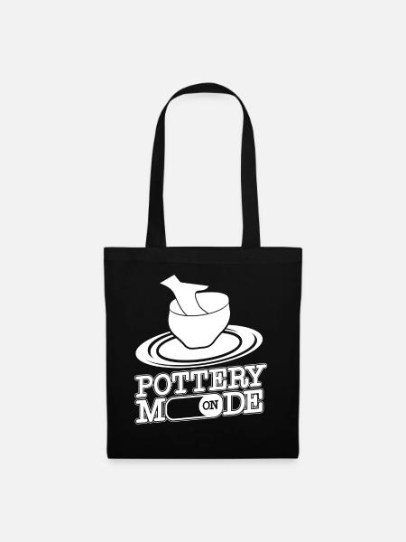 Pottery Ceramics Artist Pottery - Stoffbeutel - Schwarz