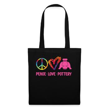 Pottery Ceramics Artist Tie Dye - Tote Bag - black - Front