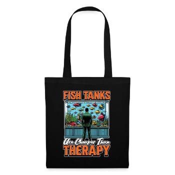 Aquarium Enthusiast Fish Tanks Are Aquascaping - Tote Bag - black - Front