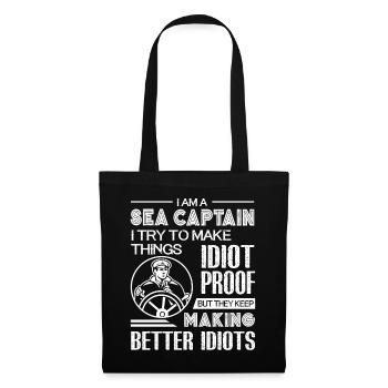Sea Captain I am A Sea Captain - Tote Bag - black - Front