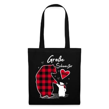Big Sister Bear 2024 - Tote Bag - black - Front