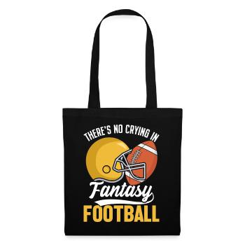 There's No Crying In Fantasy Football Commish - Tote Bag - black - Front