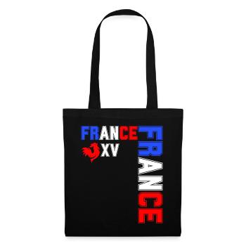 drapeau france cadeau, cadeau france drapeau - Sac en tissu - noir - Devant