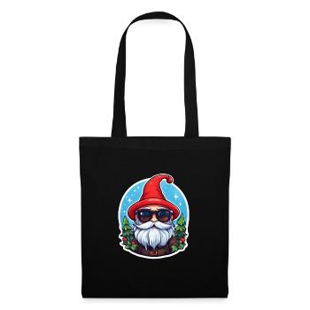Gnome Elf Christmas - Tote Bag - black - Front