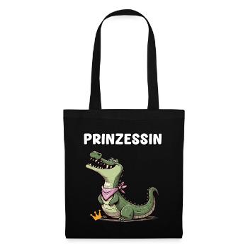 Carnival Crocodile Princess Cologne Alaaf Eat - Tote Bag - black - Front