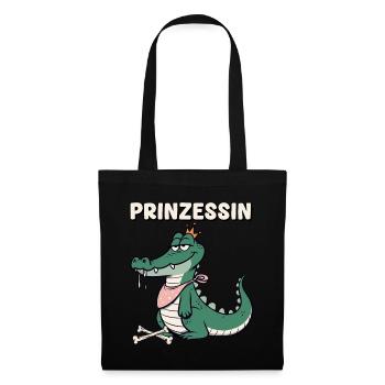 Carnival Princess Crocodile Cologne Alaaf Funny - Tote Bag - black - Front