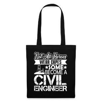 Civil Engineer Civil Engineer Hero - Tote Bag - black - Front