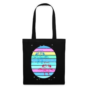 Giraffa Giraffa Bambino Bambini Bambino - Borsa di stoffa - nero - Fronte