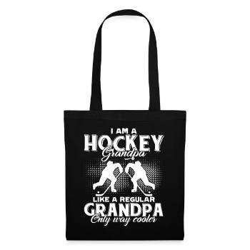 Hockey Grandpa Is Cooler - Tote Bag - black - Front