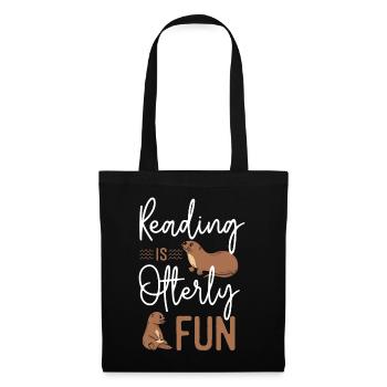 Otter Reading Teacher Literature - Tote Bag - black - Front