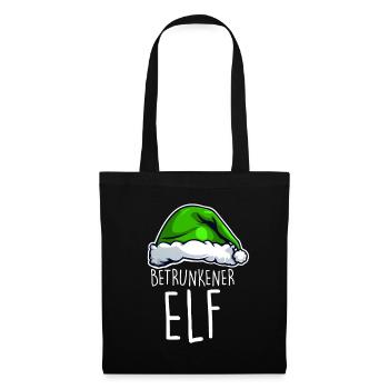 Elfe ivre - Sac en tissu - noir - Devant