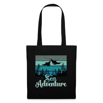 Manta Rays Sea Adventure Freediving Scuba Diving - Tote Bag - black - Front