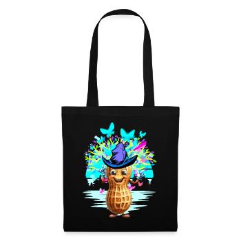 Peanut Peanuts Kids Child Spring Magic Nut - Tote Bag - black - Front