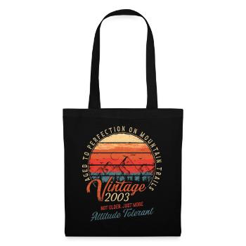 Millésime 2003 Anniversaire Randonnée Montagnes Cadeau - Sac en tissu - noir - Devant